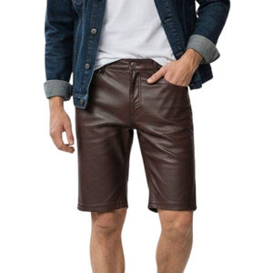 Shorts pour hommes de haute qualité les plus vendus en vente, shorts en cuir sur mesure, vêtements décontractés à la mode pour adultes - Product Image 4