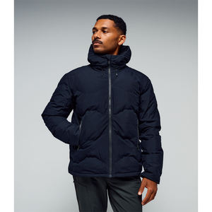 Chaqueta de Plumón para Hombre 2026, Venta al Por Mayor, Alta Calidad, Tallas Grandes, Color Sólido, con Capucha, Abrigo Acolchado Cálido - Product Image 1