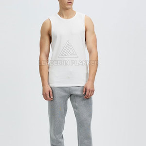 Débardeur de sport personnalisé en coton tricoté respirant pour l'été, sans manches, de haute qualité, fabriqué au Pakistan - Product Image 5