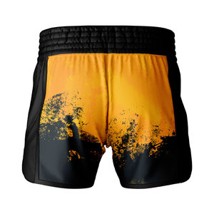 Pantalones Cortos de Muay Thai Sublimados Personalizados para Hombre, de Secado Rápido, Transpirables, para Kickboxing, con Impresión de Logotipo, OEM, para Entrenamiento en Equipo - Product Image 3