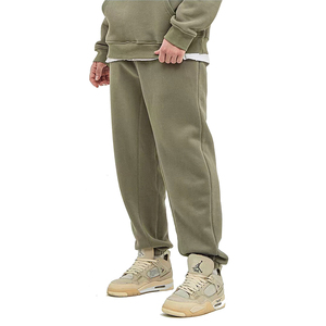 Pantalones Jogger de Algodón para Hombre, Estilo Baggy, Corte Recto, Cintura Elástica Media, con Logotipo Personalizado, Servicio OEM, Estilo Casual - Product Image 6