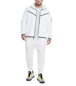 Sweat à capuche unisexe blanc, Streetwear de haute qualité, surdimensionné, en tissu polyester, Logo personnalisé, 100% coton - Product Image 1