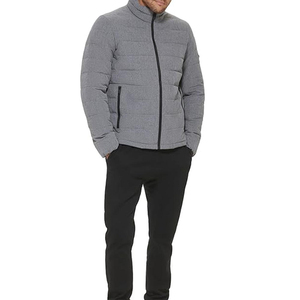 Mens Reversible Puffer Jacket Warm Double Side <b>Quilted</b> <b>Winter</b> Coat Casual Outdoor Wear Custom OEM ODM Bulk Manufacturing - Product Image 4
