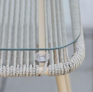 Modern Minimalist Rattan Outdoor <b>Garden</b> <b>Set</b> <b>2</b> <b>Seater</b> Steel Frame Weather Resistant Eco-Friendly Farmhouse Park Patio Furniture - Product Image 5