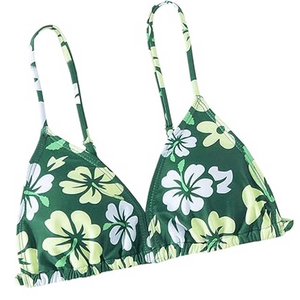 Ensemble de bikini 2 pièces personnalisé pour femmes, service OEM, maillot de bain imperméable à séchage rapide en Spandex/Nylon, ensemble de bikini imprimé pour femmes - Product Image 2