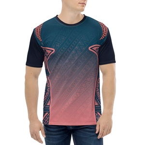 เสื้อยืดซับลิเมชั่นคุณภาพสูง ผลิตจากโพลีเอสเตอร์ 100% พร้อมดีไซน์ตามสั่งและรองรับการพิมพ์แบบ OEM เหมาะสำหรับเสื้อยืดกีฬา - Product Image 2