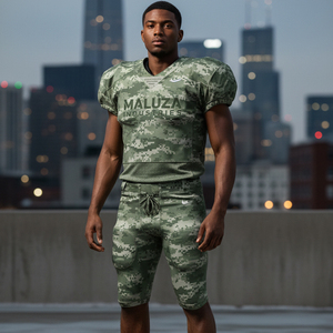 Uniforme de football américain personnalisé professionnel, panneaux latéraux élastiques, coutures renforcées, vêtements de jeu durables, prix d'usine - Product Image 6