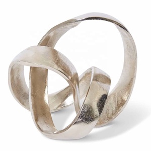Sculpture de noeud en aluminium moderne de haute qualité Sculpture en métal élégante Sculpture de noeud en aluminium pour salon de bureau à domicile - Product Image 5