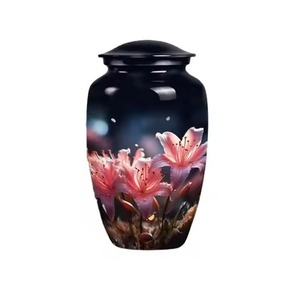 Urna Funeraria de Alta Demanda para Cremación, con Diseño de Tortuga Marina y Remolino Oceánico, con Bolsa para Uso en Nicho de Columbario - Product Image 4