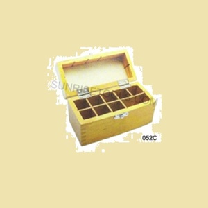 Caja de madera Esta caja de exhibición tiene una tapa sólida Uso para joyas también Uso de la más baja calidad para hacer herramientas profesionales - Product Image 4