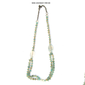 Collar de Cristal Bohemio con Cuentas de Diamantes de Imitación, Cadena de Bronce Antiguo, Joyería Unisex Hecha a Mano con Corazón para Fiestas, Colección al por Mayor - Product Image 2