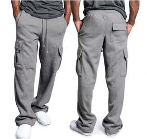 Pantalones Cargo Tácticos para Hombre, Pantalones de Senderismo para Exteriores, Ropa de Trabajo Utilitaria, Corte Holgado con Múltiples Bolsillos - Product Image 1
