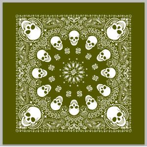 Foulard en satin tendance, bandana imprimé personnalisé, foulards floraux en soie, foulards carrés en satin pour cheveux, bandanas pour femmes - Product Image 1