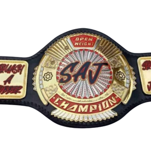 Cinturón de Campeonato Personalizado SAJ Open Weight, Cinturón de Lucha Libre de Alta Calidad para Coleccionistas, Diseño Exclusivo, Artículos Deportivos de Colección - Product Image 2