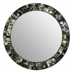 Espejo hecho a mano a precio económico, gran calidad, pulido, hecho con cuerno natural de búfalo, marco de espejo de pared, decoración para el hogar, baño, dormitorio - Product Image 3