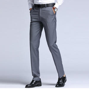 Pantalon de Costume Décontracté Premium pour Homme – Coupe Slim, Idéal Bureau et Tenues Habillées – Pantalon de Costume Fluide pour l'Été - Product Image 6