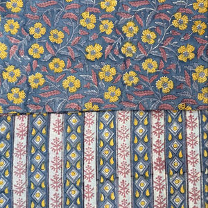 ผ้าฝ้ายพิมพ์ลายด้วยมือ 100% ผ้าลายสวยงามสำหรับตัดชุด ขายเป็นหลา ราคาโรงงานจากผู้ผลิต - Product Image 1