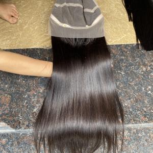 100% Raw Vietnamese Human Hair Wig Natural Full <b>Lace</b> for <b>Black</b> Women Glueless Hd Transparent 360 <b>Lace</b> Frontal Wig With Baby Hair - Product Image 1