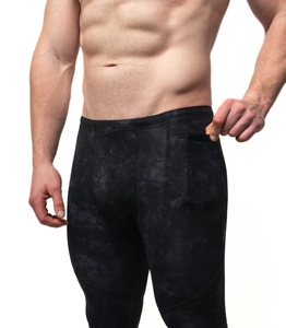 Pantalones de Compresión, Pantalones de Yoga Ajustados Sin Costuras para Hombre, Leggings Deportivos de Compresión para Correr, Pantalones Ajustados con Patrón Sólido - Product Image 5