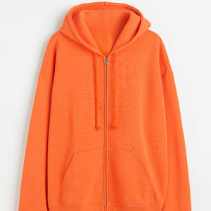 เสื้อฮู้ดซิปแบบกำหนดเองสำหรับผู้หญิง ขายส่งเสื้อฮู้ดผู้หญิงพร้อมโลโก้สั่งทำ เสื้อฮู้ดโอเวอร์ไซส์สไตล์สตรีทแวร์ - Product Image 6