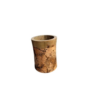Florero de Madera Artesanal Rústico Moderno con Incrustaciones de Cobre, Centro de Mesa Decorativo para Sala de Estar u Oficina - Product Image 6