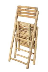 Silla de Playa Plegable de Bambú Moderna y Versátil, Estilo Pesca, para Exteriores, Parque, Jardín, Hotel o Sala de Estar - Product Image 2