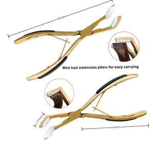 Kit de pinces professionnelles pour extensions de cheveux, ensemble complet d'outils de salon pour l'installation d'extensions de cheveux à micro-anneaux, nano-anneaux, perles et boucles - Product Image 6