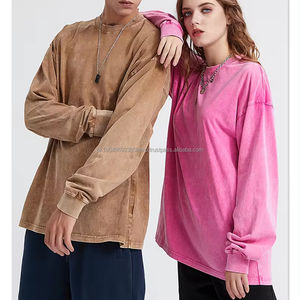 สเวตเชิ้ตแบบหลวมใส่ได้ทั้งชายและหญิงเสื้อกันหนาวลำลองซักได้ตามต้องการขนาดฟรีไซส์จากโรงงานเกาหลี - Product Image 2