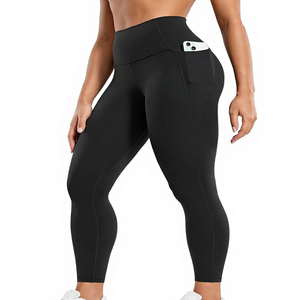 Wholesale Multi-Sport Breathable Yoga <b>Leggings</b> Four-Way Stretch Tummy Control Gym Workout Pants for Women - Product Image 4