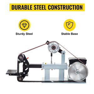 Meuleuse à bande 2HP 1500W 2'' x 82'' 3-en-1 110V avec 3 meules, vitesse constante, ponceuse à disque 12'' 82'' - Product Image 4