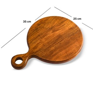 Planche à découper en bois faite à la main, écologique et naturelle, ustensile de cuisine pour la maison, la salle à manger, la cuisson, la présentation, vente en gros - Product Image 2
