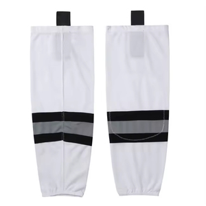 Chaussettes de hockey sur glace unisexes sur mesure, livraison en 1 semaine, vêtements de sport avec nom d'équipe OEM imprimé et sublimé pour adultes - Product Image 4