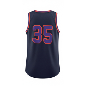 Maillot de basket-ball imprimé numériquement, vêtements de sport à séchage rapide, maillot de basket-ball personnalisé sans manches, uniforme d'entraînement pour jeunes et adultes - Product Image 3