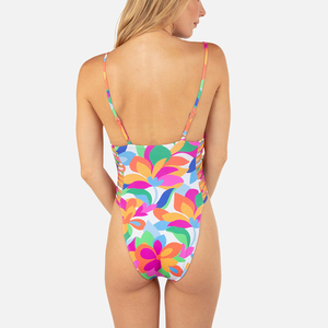 Maillot de bain une pièce pour femme, élégant, extensible, grande taille, antibactérien, avec jupe-short, respirant, personnalisable, pour la plage, la piscine et le sport - Product Image 6