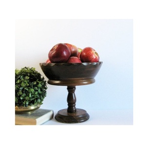Bol artisanal élégant en bois d'acacia – Écologique, jetable, résistant à la chaleur, durable, compatible four et lave-vaisselle, idéal pour les fêtes - Product Image 1