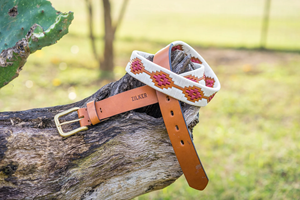 Ceintures Polo en Cuir Indien, Design Personnalisé, Ceintures Polo en Cuir Brodé - Product Image 6