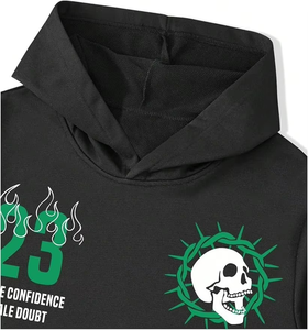 Conjunto Deportivo Unisex de Invierno, Estilo Urbano, con Forro Polar Térmico, Logotipo Personalizado, Pantalones Acampanados, Ecológico, Ligero y Transpirable, con Sudadera con Capucha - Product Image 5