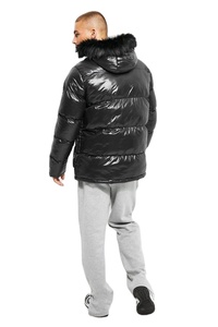 Blouson matelassé réversible épais et écologique pour homme 2024, avec capuche, en duvet de canard, imperméable et chaud, taille 90, style décontracté ample, grande taille, prix bas - Product Image 6