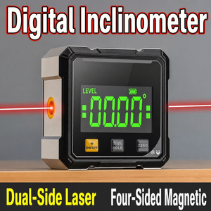 Inclinomètre numérique <span class=keywords><strong>laser</strong></span> intelligent, règle d'inclinaison magnétique, jauge d'angle, mesureur de <span class=keywords><strong>pente</strong></span>, rapporteur de niveau haute précision, fabriqué en Chine - Product Image 6