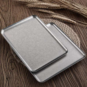 Plateau de service en métal massif de style classique, design exclusif, vaisselle, plateau de service pour la restauration, vente chaude - Product Image 2