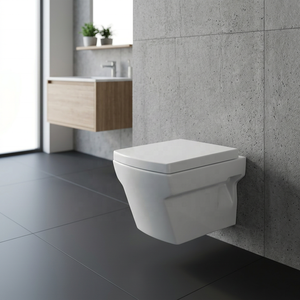 Export Quality Rimless Wall Hung Toilet Ceramic Water Closet Standard Size EWC Modern Bathroom WC Pan - Product Image 6