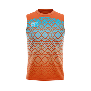 Camiseta Deportiva Personalizada sin Mangas para Hombre, Transpirable, de Poliéster, con Diseño Personalizado - Product Image 1