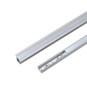 Profilé en aluminium pour éclairage LED - Modèle pour éclairage linéaire, éclairage de cabinet, éclairage architectural - Product Image 2