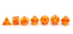 High Quality Handmade Epoxy Resin <b>Dice</b> <b>Set</b> for Tabletop Adventure Games Crystal Clear Polyhedral Gaming Collection - Product Image 5