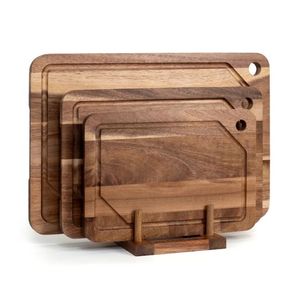 Planche à découper en bois pur de qualité supérieure, idéale pour les services de traiteur des centres de villégiature et comme plateau à découper pour des steaks savoureux - Product Image 1