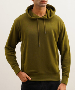 2026 Sweat à capuche oversize coupe ample streetwear épais 100% coton molleton bouclette à épaules tombantes avec logo personnalisé - Product Image 4