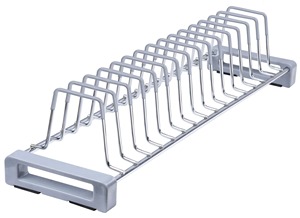 Support de Présentation Autonome en Métal Noir Mat Style Vintage pour Assiettes, Non Pliable, pour Accessoires de Cuisine, Étagère Simple - Product Image 3