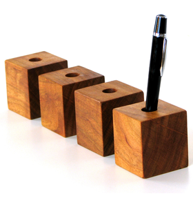 Porte-stylos en bois pour le rangement domestique, idéal pour le bureau à domicile et les fournitures scolaires - Product Image 6