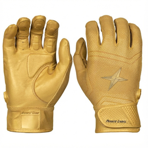 genuine leather customized Leather Batting Gloves Custom Logo Breathable pink color high grip Gloves - Product Image 3