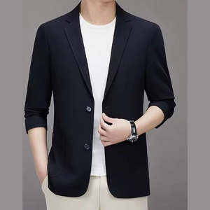Blazer de Traje para Hombre de Talla Grande de Alta Calidad 2026, Blazer Ajustado para Boda, Nuevo Blazer Personalizado a la Moda para Hombre - Product Image 4